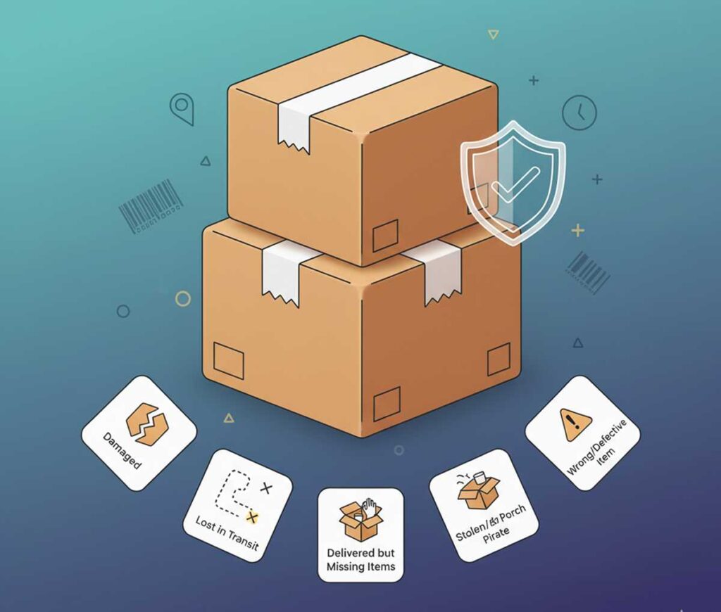 Discover the types of packages covered by package protection claims and how it safeguards high-value, fragile, perishable, customized, hazardous, and rare items